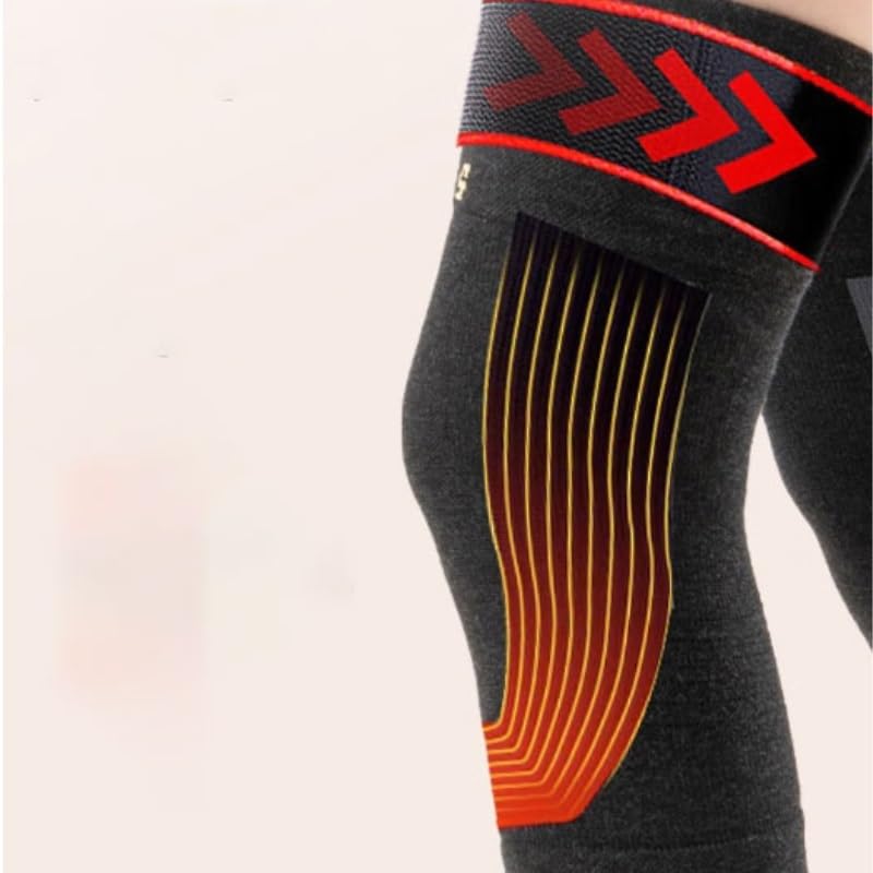 Exercise, protection Knee Pads Warm Thin Wormwood Heating Joints Women Men Sports Knee for Fitness, cycling, running, playing football
