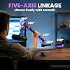 CAHAYA Microphone Arm Stand - Low Profile Boom Arm Stand Supports 2.5 kg Adjustable with 9cm Extension Pole Cable Management Compatible with Shure SM7B BlueYeti FIFINE AM8 K669B HyperX QuadCast,Etc #1