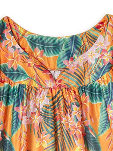 Image of AmeriMark Casual Women's Patio Muumuu House Dress Loose Comfortable Short Sleeve Sun Dress Lounger Gown Sleepwear for Ladies