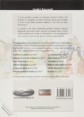 Undici racconti: Undici Racconti. Libro (B1-B2)