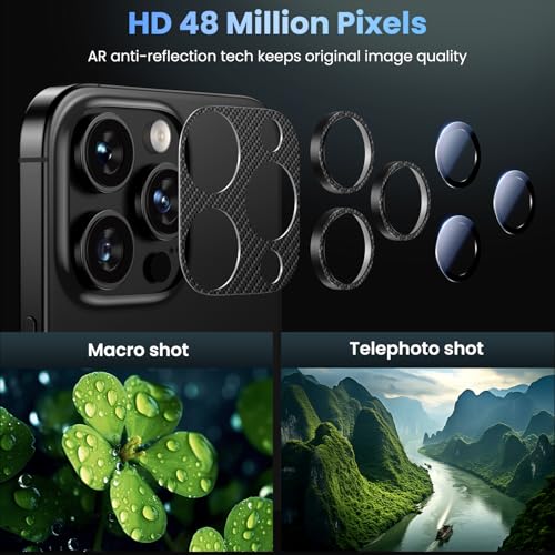 Image of Uyiton for iPhone 16 Pro Max /16 Pro /14 Pro Max /14 Pro Camera Lens Protector