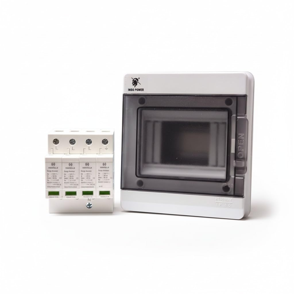 AC SPD 3 Phase 4 Pole 320V, Surge Protection Device AC SPD Type 2 (SPD With MCB Box)-image-20