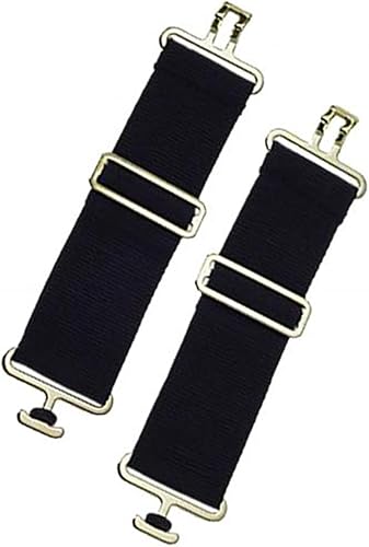 Showman Correas extensoras de nailon negro para el vientre