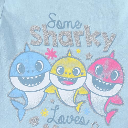 Nickelodeon Baby Shark Girls Short Sleeve T-Shirt for Toddlers3