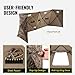 TIDEWE Hunting Blind Panel with Carrying Bag, 3-4 Person Pop-up Waterfowl Blinds, Resilient Field Duck Hunting Tent（Next Evos）