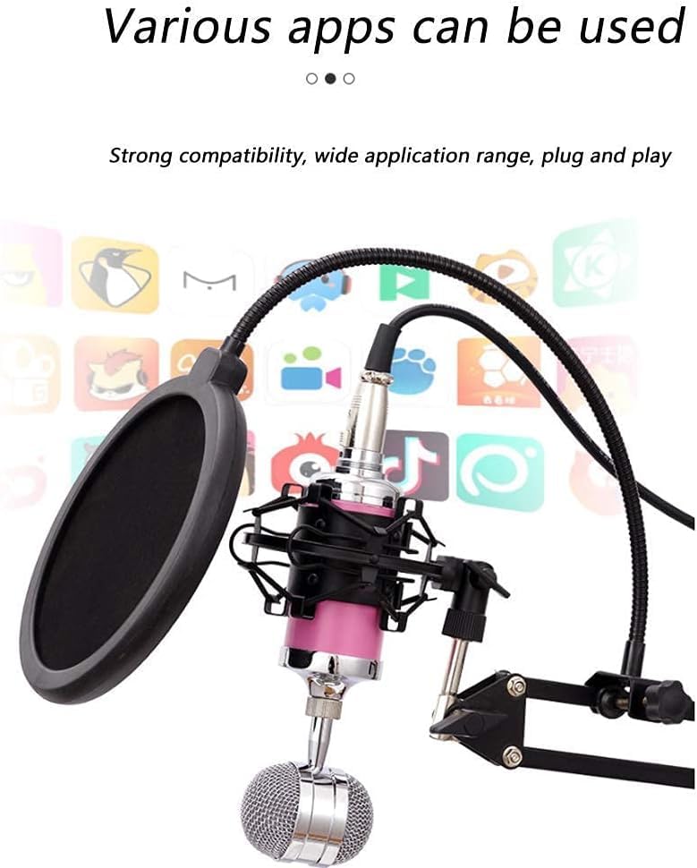 Image of Drumstone 10 𝒀𝒆𝒂𝒓𝒔 𝑾𝒂𝒓𝒓𝒂𝒏𝒕𝒚 Small Condenser Microphone with Tripod Stand | USB Plug & Play Studio Mic for PC, Laptop, Live Streaming, Chat, Singing, K Song & Online Recording
