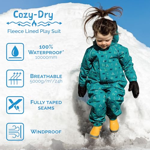 jan amp jul waterproof fleece lined snow suit coveralls for toddlers and kids