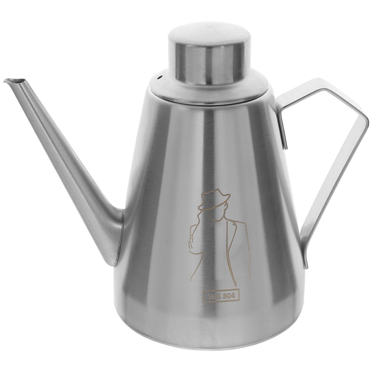 Cabilock 2piezas Botella Dispensadora De Aceite y Vinagre Inoxidable Cocina y Para Aderezos y Condimentos