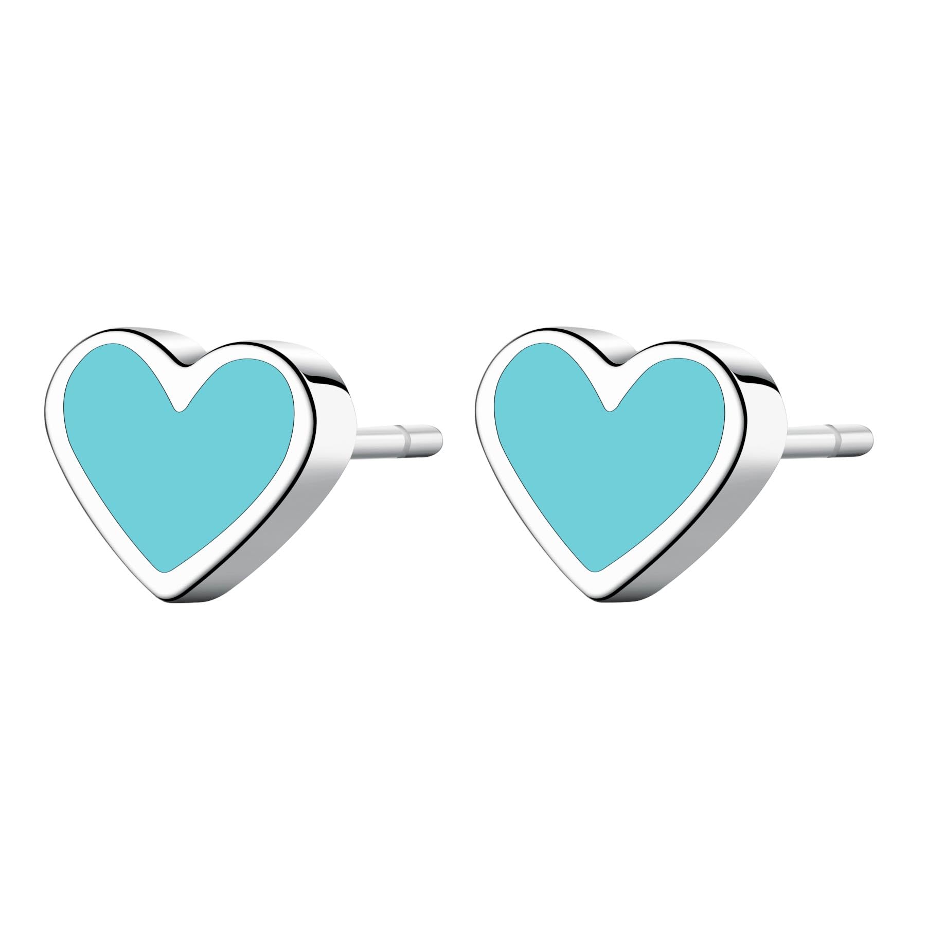 S'Agapõ Orecchini Donna A Cuore In Acciaio 316L - Collezione Click - Confezione Regalo - Ipoallergenici