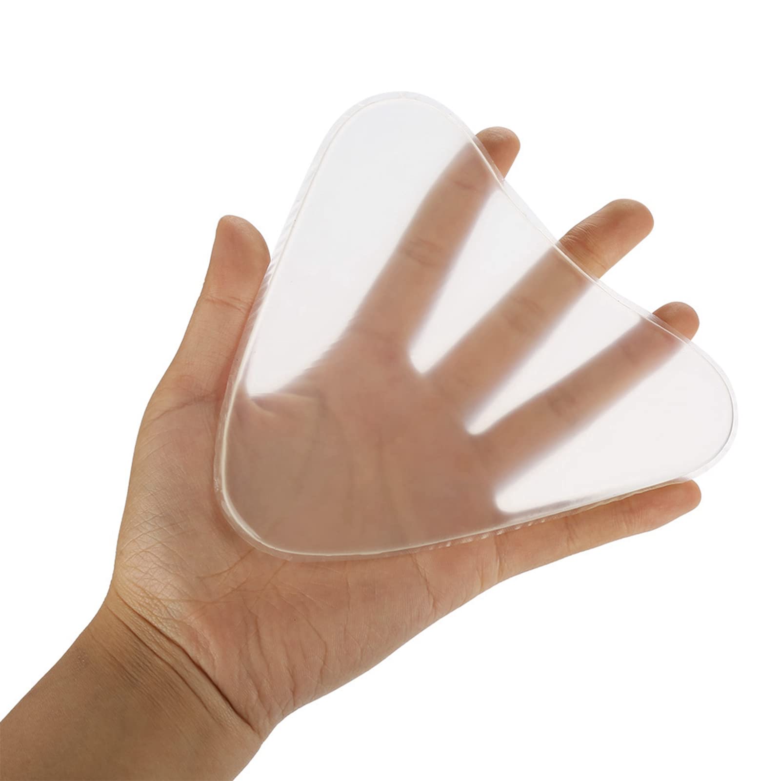 Décolleté Pad AntiRughe, Pads in Silicone Trasparente per il Seno, Prevenire e Eliminare le Rughe e Linee del Décolleté, Riutilizzabile
