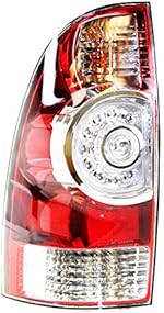 Evan-Fischer Tail Light Assembly Compatible with 2009-2015 Toyota Tacoma Halogen and LED Type Driver Side