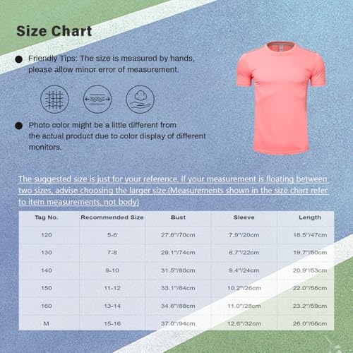 Kids Boys Short Sleeve Sports Shirts Athletic T-Shirt Quick-Drying Basketball Football Jersey Tees4