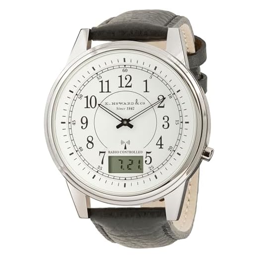 La Crosse Technology EH-23SA Stainless Steel Atomic Watch,Silver