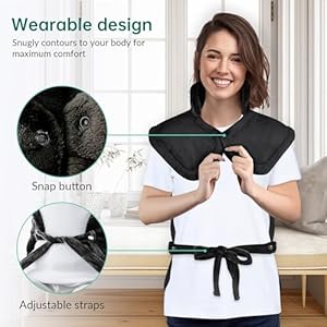 Snailaxheatingpadforbackpainrelieffsahsaeligiblelargeheatingpadforneckshouldersbackneckwarmerweightedwearablebackheatedpadautoshutoffgiftforwomenblack Urban Country Home Decor Snailax heating pad for back pain relief fsa hsa eligible large heating pad for neck shoulders back neck warmer weighted wearable back heated pad auto shut off gift for women black urban country home decor