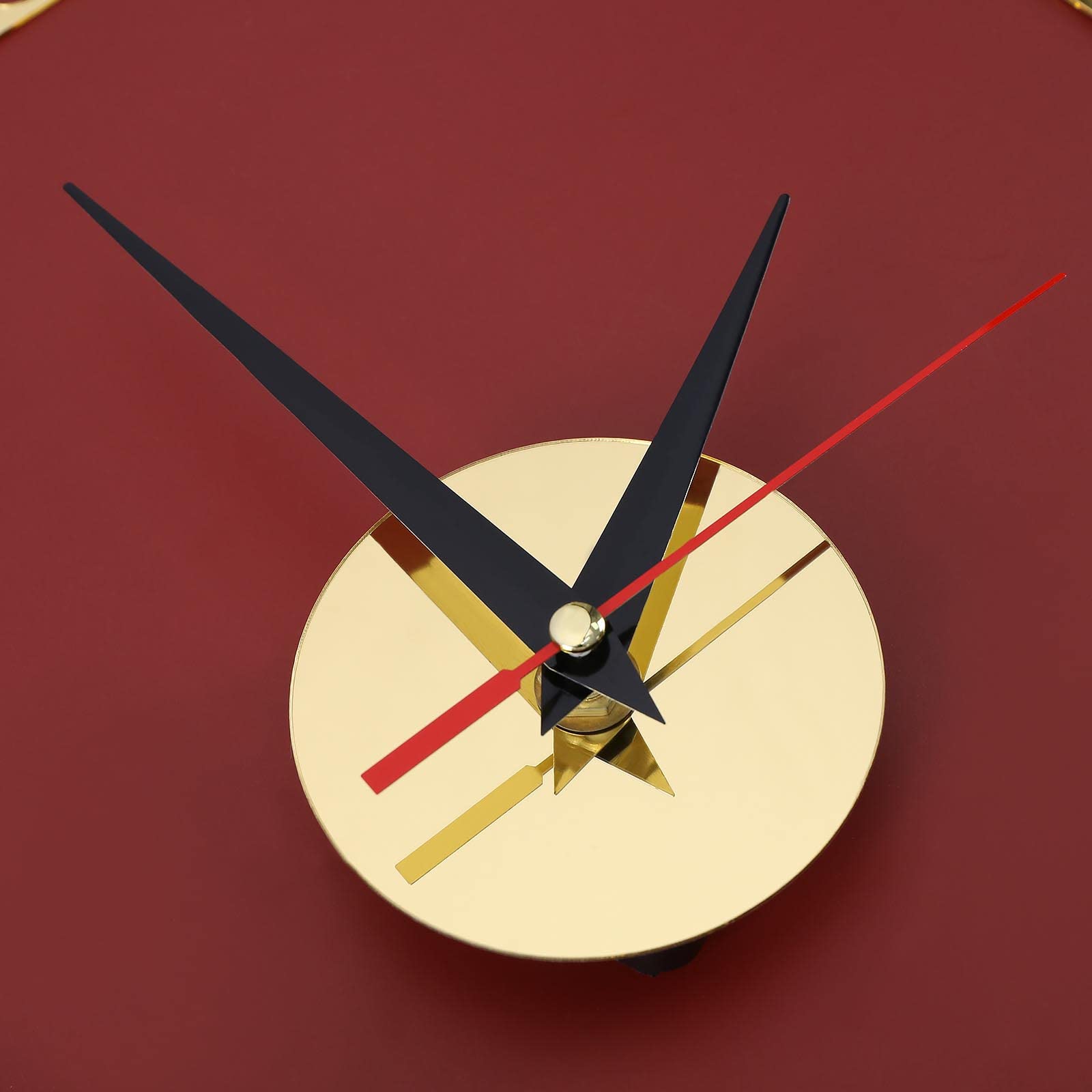 Orologio da parete 3D a specchio in acrilico con numeri romani, decorazione murale | Leroy Merlin