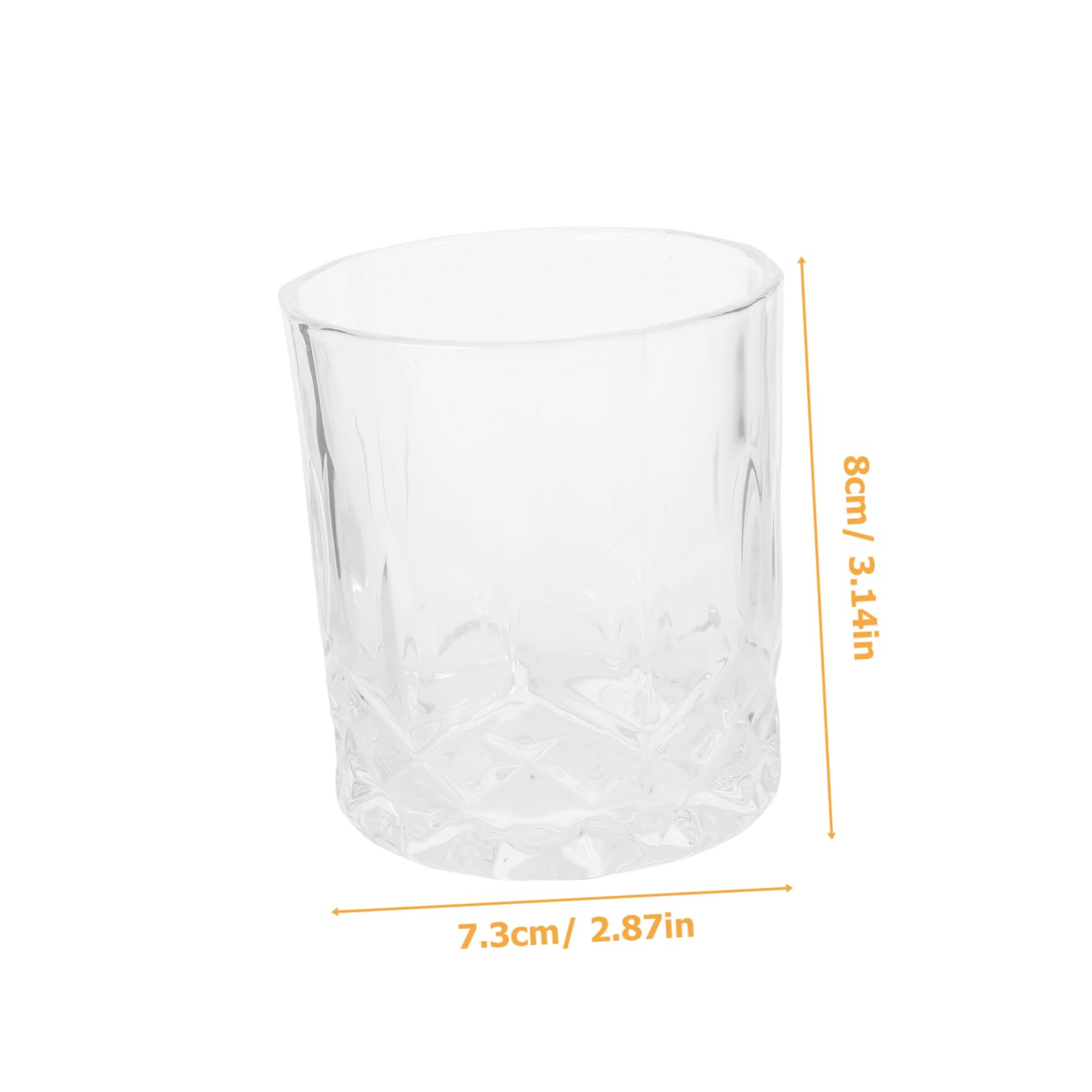 Cabilock 4piezas Copa De Vino Grabada Vaso De Whisky Copas De Vino Delicadas Para Uso Bar o Casa Multifunción