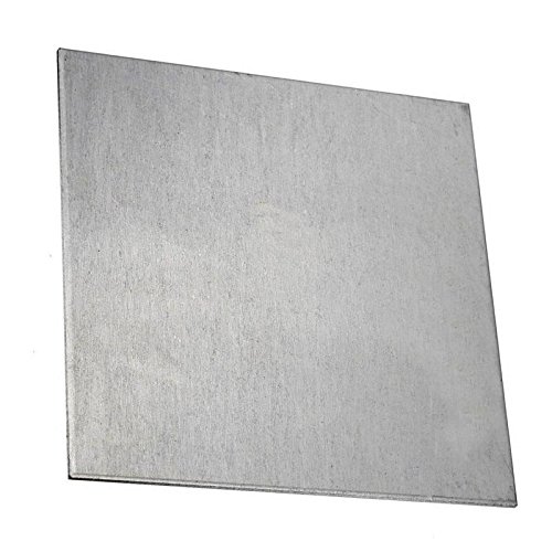 Pure Titanium Sheet, Grade II, T 1 x W 300 x L 300 mm or 1 sq.ft