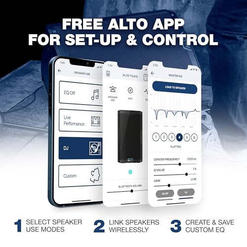 Image of Alto Professional TS415-2500W 15-Inch Active PA Speaker, 3-Channel Mixer, Bluetooth Streaming, Wireless Speaker Connection, DSP and Alto App