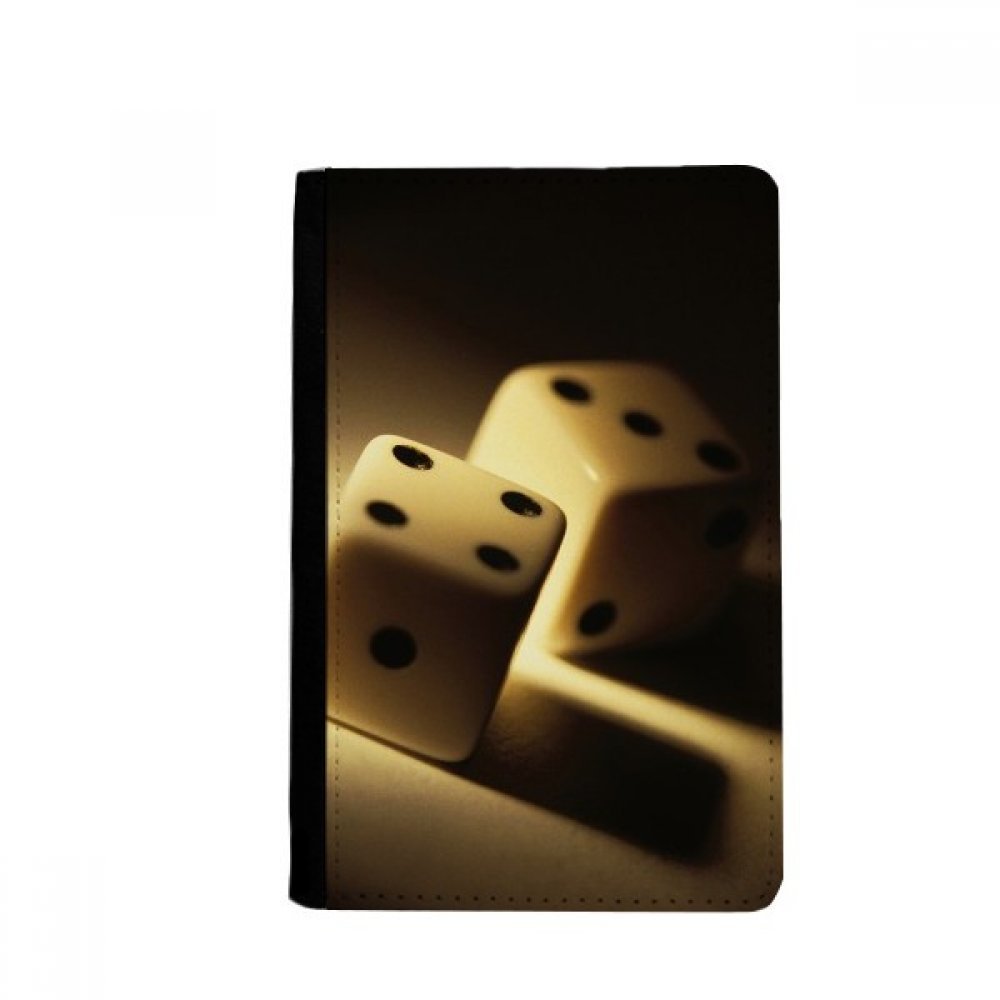 DIYthinker Dice Gambling Points Photo Passport Holder Notecase Burse Wallet Cover Card Purse