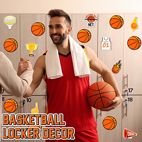 Sumind SUMIND-BASKETBALL MAGNETS-30012 16 Pcs Basketball Magnets Decorations Sports Magnetic Magnets thumb #1