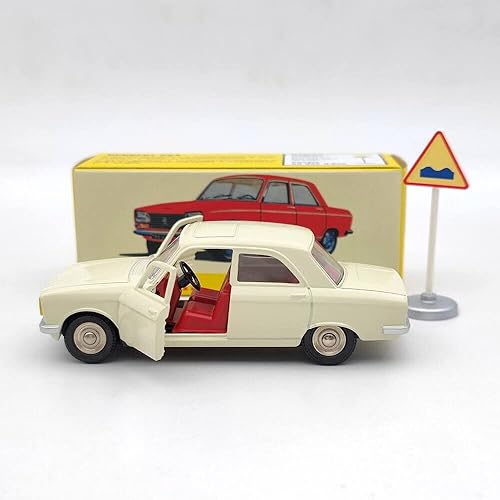 Atlas 143 Dinky Toys 1428 para Peugeot 304 White Diecast Car Modelos en miniatura de edición limitada Regalos Relájate