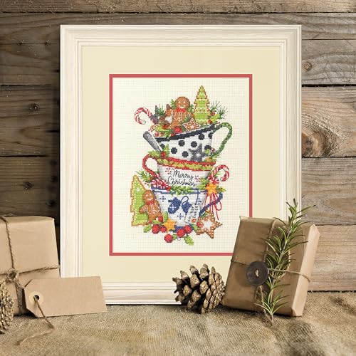 Dimensions 70-09625 Christmas Tea Holiday Counted Cross Stitch Kit thumb #2