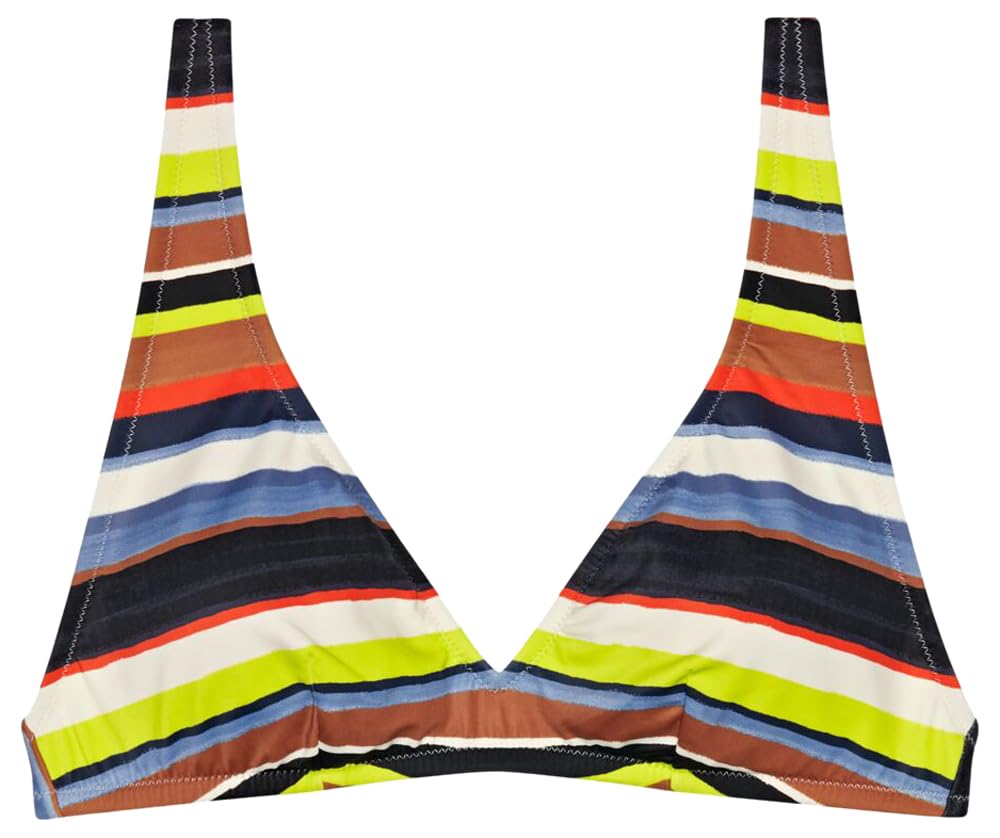 Triumph Women's Summer Mix & Match P Pt Bikini Top, Blue - Dark Combination., 36 / D