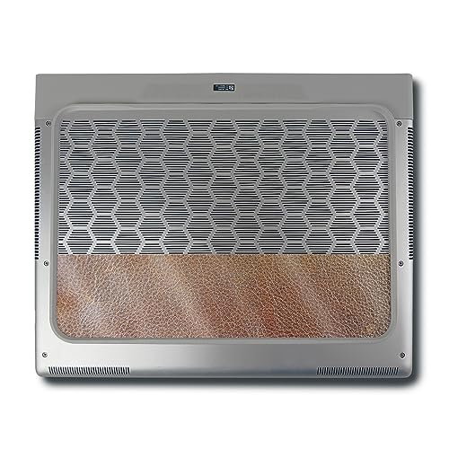 Image of MightySkins Glossy Glitter Skin Compatible With Alienware X16 R1 (2023) Full Wrap Kit - Brown Pleather | Protective, Durable High-Gloss Glitter Finish | Easy To Apply & Change Styles | Made in the USA