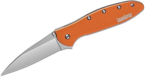 Miniatura 4 de Kershaw Leek - Cuchillo plegable de bolsillo, hoja de 3 pulgadas, ideal EDC, bloqueo de marco, apertura asistida SpeedSafe, hecho en los Estados