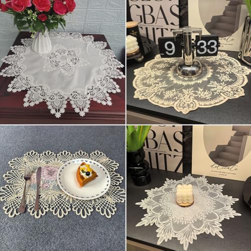 Set de table brodé 40x40 pour restaurant café et décoration de table