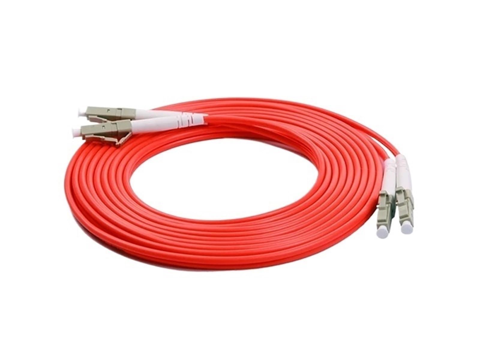 Câble de raccordement à Fibre Optique LC-LC Duplex OM1 multimode 62,5/125 µm 2,0 mm, 20 pièces(3MTR)