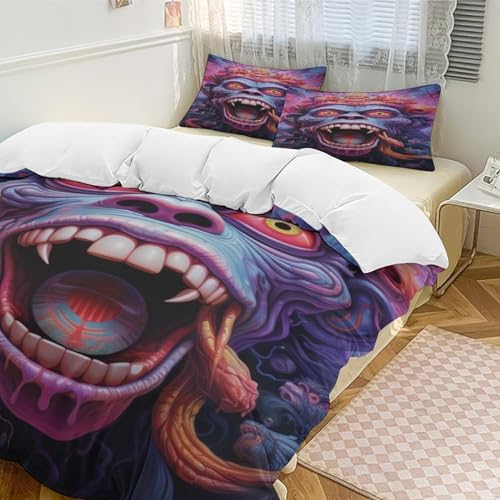 Housse de couette Gorille 3D pour transformer la chambre d'un ado lit double - 5