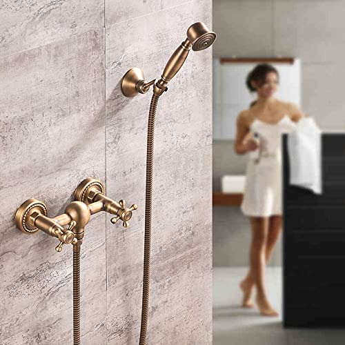 Ensemble de robinets de douche laiton antique style européen A1 - 2