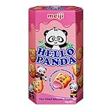  Snack Galletas de Fresa Kawaii Hello Panda