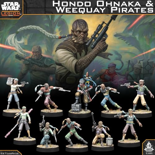 Star Wars: Legion Hondo Ohnaka & Weequay Pirates miniatura 5