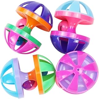balacoo Cat Toys 4pcs Toys Pet Bell Ball Toy Pet Ball Toy Cat Bell Ball Toy Cat Ball Toy Vocalize Bell Cat Pet Toys