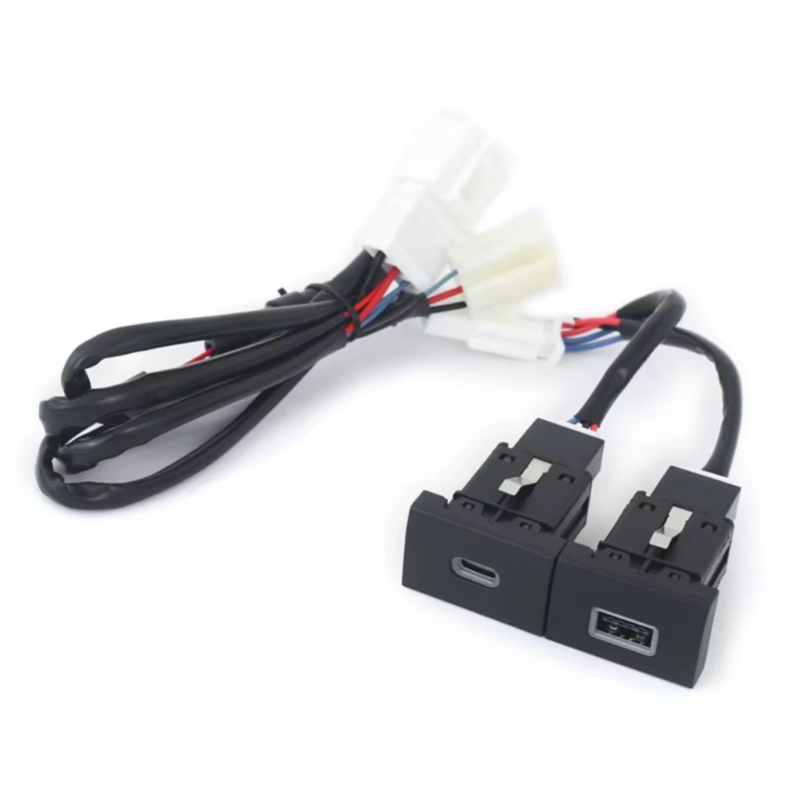 Puerto USB Consola Central Compatible Con VW Para Polo 2011-2013 Coche Para Cargador QC3.0 Para Adaptador Enchufe De Interfaz Tipo C PD Partes Coche