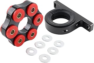 Carrier Bearing Driveshaft Support Flex Disc Kit for BMW 3 5 Series E46 Z4 E85 E86 E34 325Ci 325i 330Ci 330i Z4 328i, Polyurethane Aluminum, Support The Driveshaft, Absorb Shocks