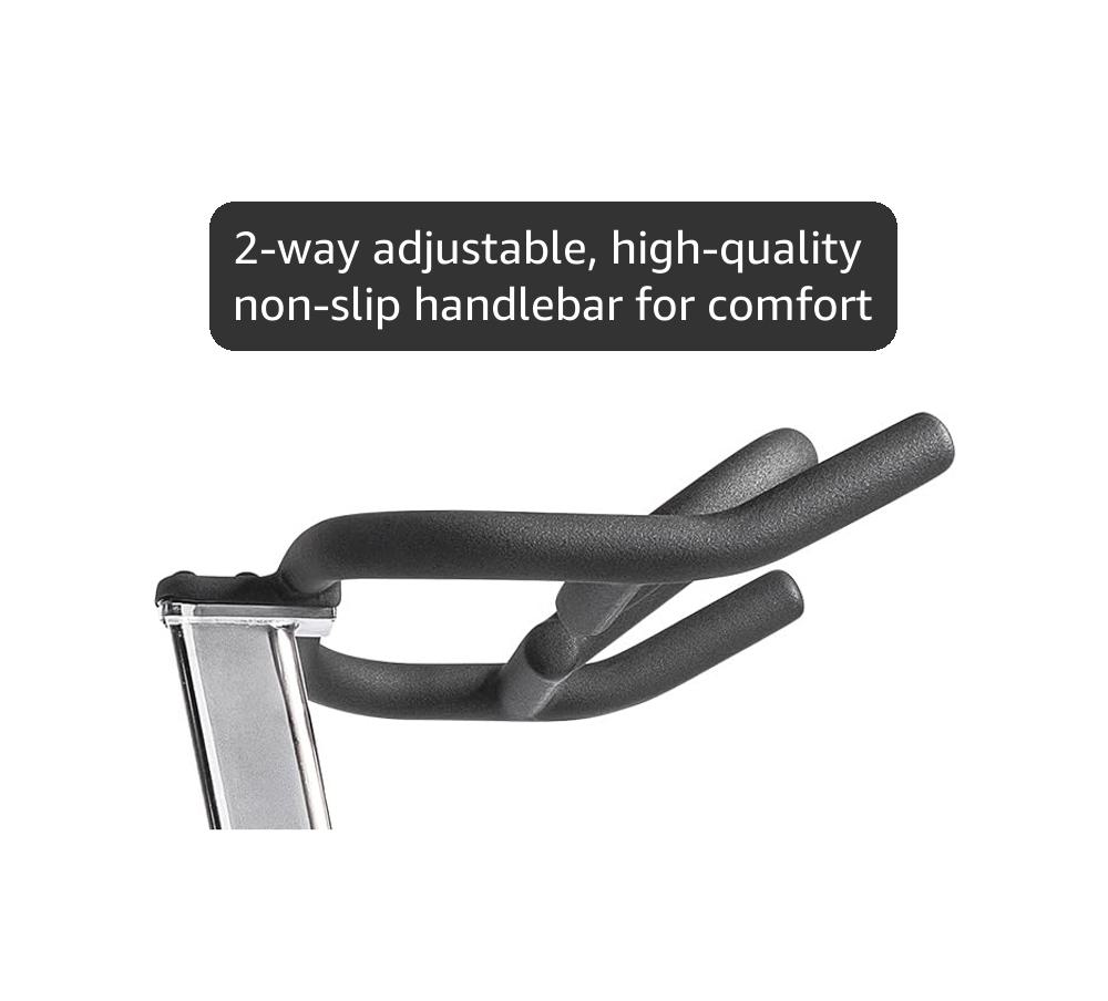 Sunny Health & Fitness Pro Cycling Stationary Bike, 40LB Flywheel & 4-Way Adjustable Seat for Home Exercise & Indoor Cycle/Cardio Workout, Optional 49 LB Flywheel Belt Drive