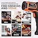 Kizen Infrared Temperature Gun - Handheld Surface Infrared Thermometer for Griddle, Grill, Pizza Oven, Candy, & A/C - Laser Thermometer Gun -58F to 1112F - Surface Temp Gun
