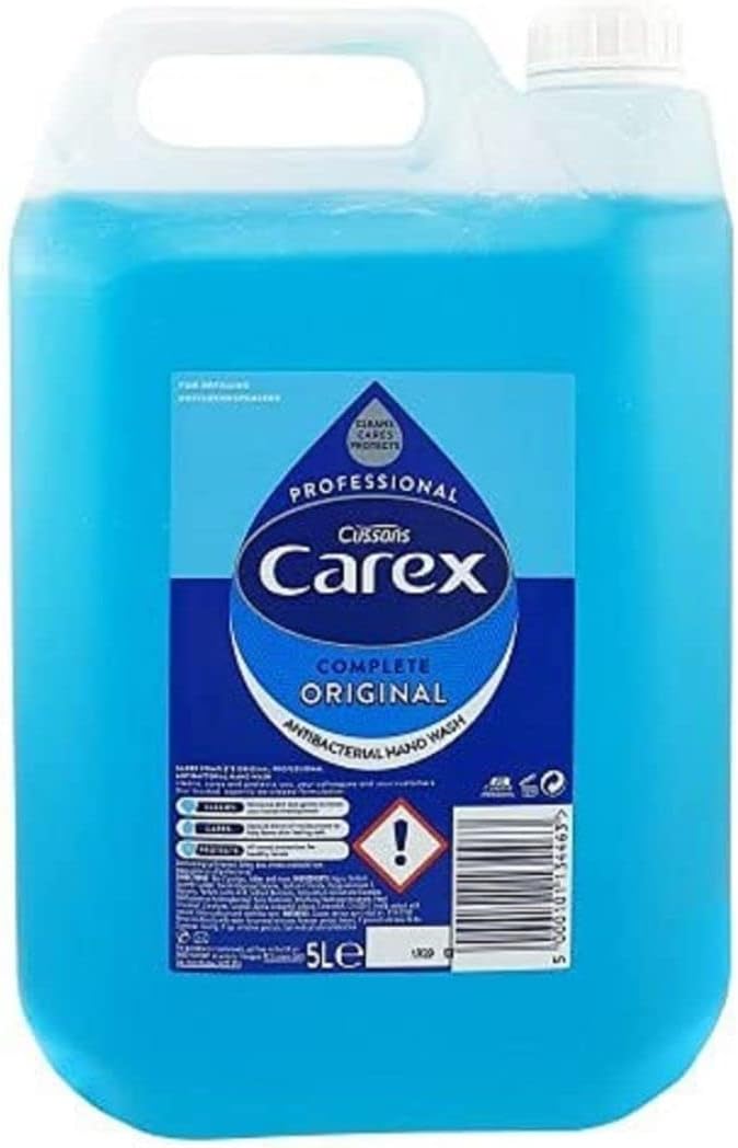 Carex Antibacterial Original Hand Wash 5 Litre, Pack of 2 Liquid Soap