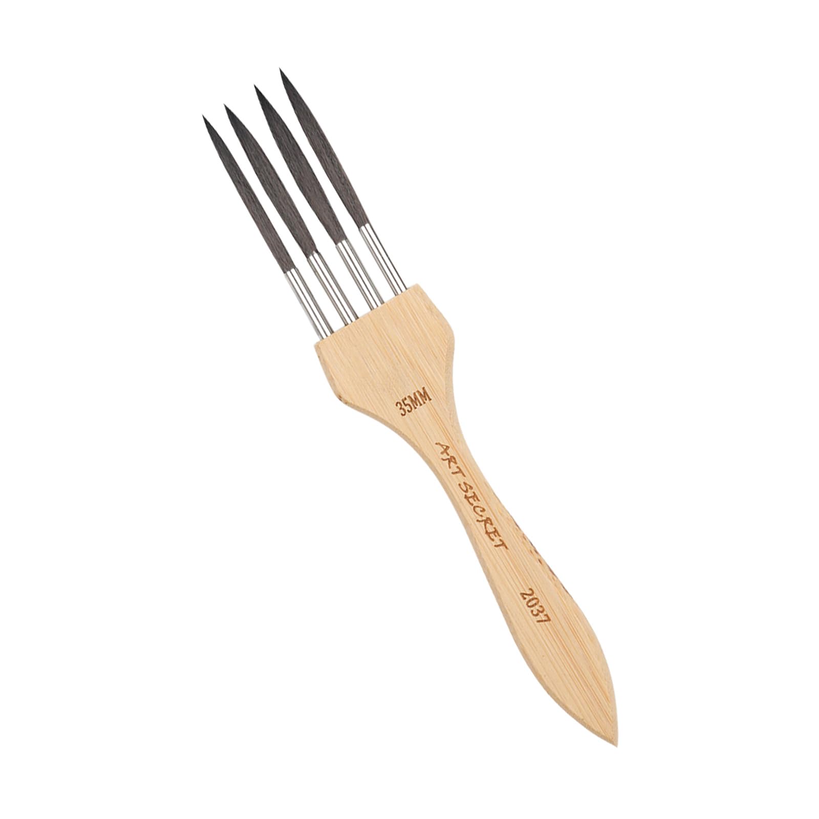 Artist Paint Brushes 4/6 Teeth Paint Brush Multi-Tooth Painting Brush Watercolor Drawing Supplies Multi-tooth Nylon Hair Brushes Watercolour Painting