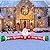 10 FT Christmas Inflatable Hug Santa Claus Outdoor Blow Up Decoration with LED Lights Cute Xmas for Holiday Party Yard Garden Lawn Decor