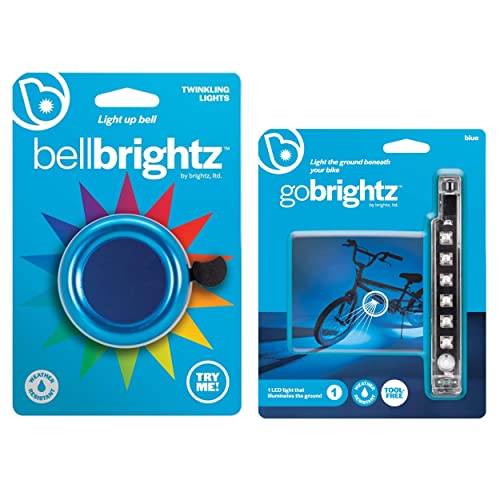 Brightz Led Light Up Bike Bell & Led Bike Frame Light Combo - Bellbrightz Led Light Up Bike Bell With Clear Ring Sound With Gobrightz Led Bike Frame Light #TOP9