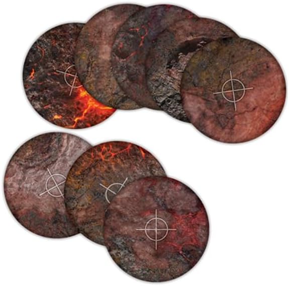 mantic Entertainment MGCTC249 TerrainCrate - Hellscape Objective Templates