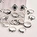 Juego de 11 Anillos de Plata 925 para Mujer Imagen de Juego de 11 Anillos de Plata 925 para Mujer