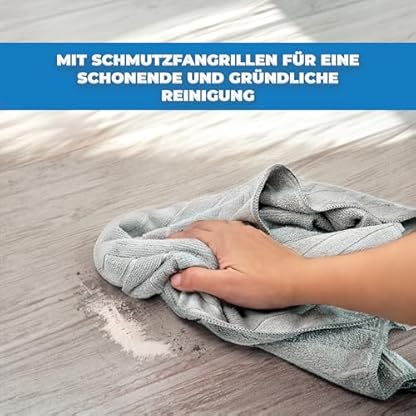 limpando 10x Geschirrtücher und Küchentücher (40x65cm) - Putzlappen für Glas, Besteck, Teller und Küche - Mikrofaser Trockentuch/Geschirrhandtücher- Saugstark und schnelle Trocknung | Kitchen Towels – Bild 8