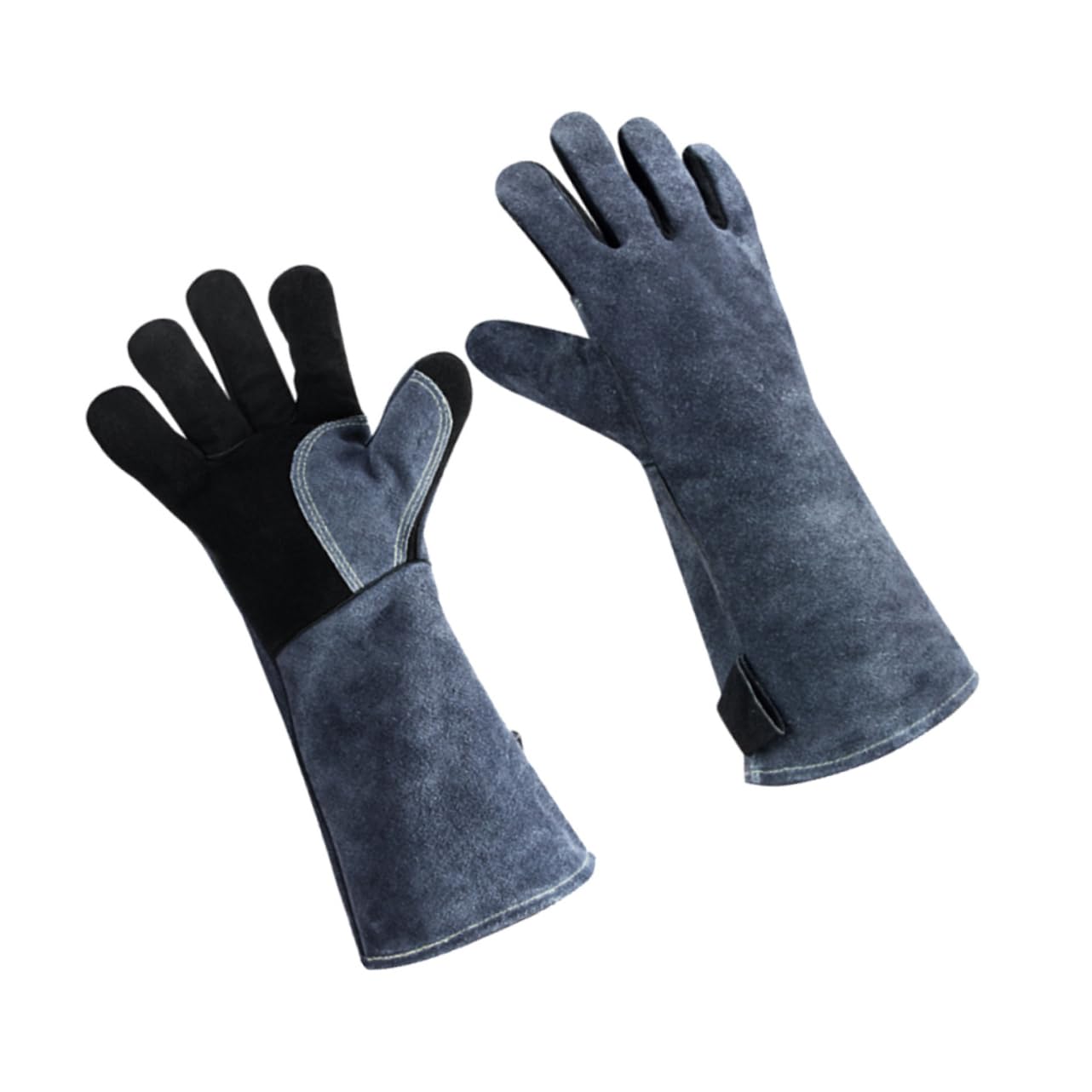 Cabilock Guantes De Barbacoa De Piel Guantes De Cocina Ignífugos De En y para Uso Al Aire Protección En Parrillas y Hornos