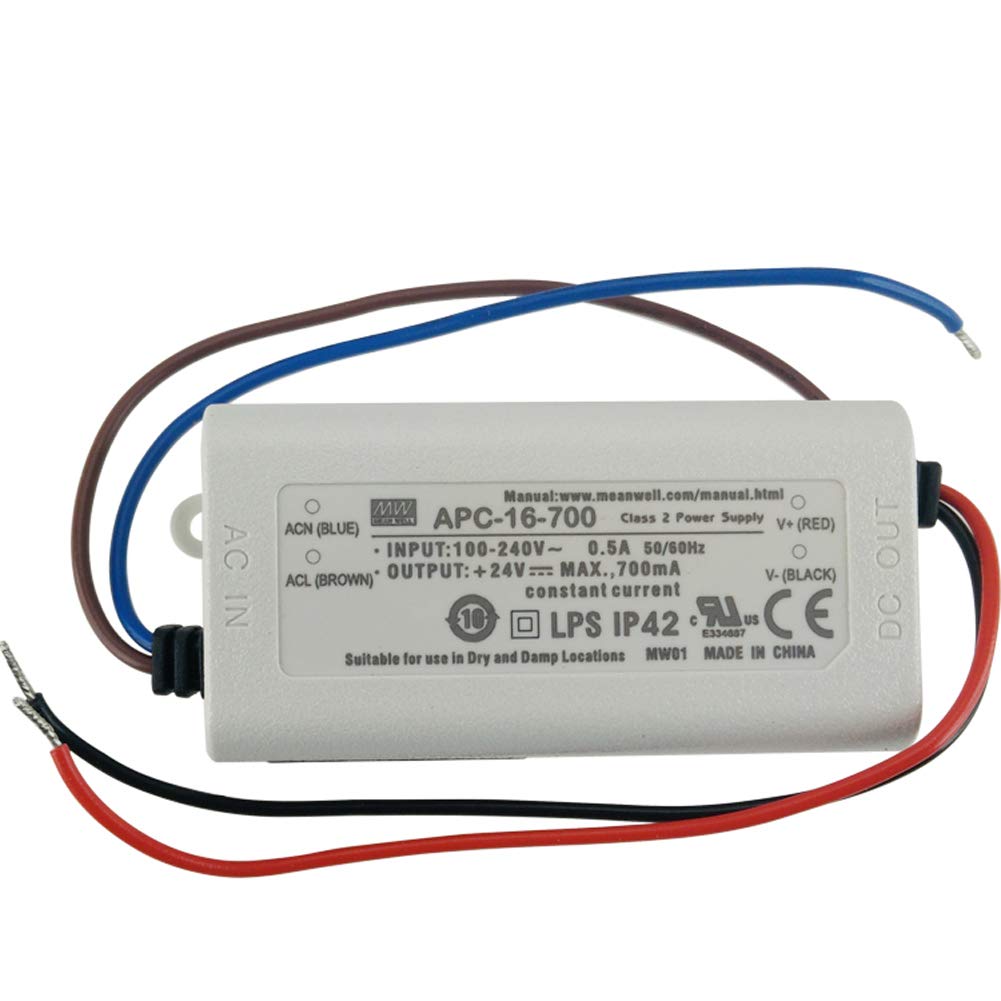 Alimentatore LED MeanWell APC-8-700 - Trasformatore 700mA 6-11V DC 8W IP42 - Foto 2