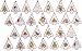 Bucilla 86986E Cross Stitch, Mini Christmas Tree Ornaments (14 Count)